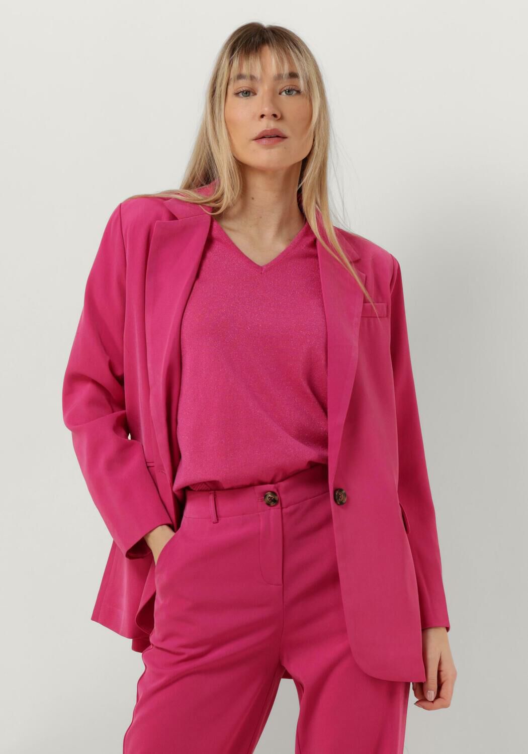 Ydence Stijlvolle Maisie Blazer Pink Dames