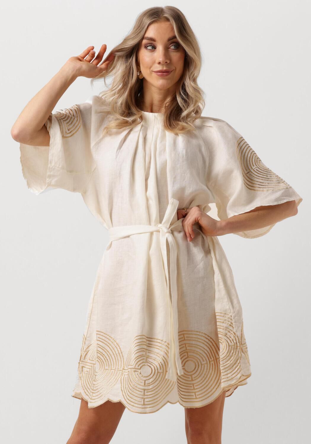 GREEK ARCHAIC KORI Dames Jurken 230091 Creme
