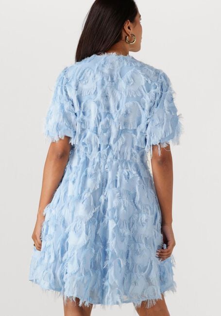 Lichtblauwe Y.A.S. Mini jurk YASPAZYLLA DRESS - large
