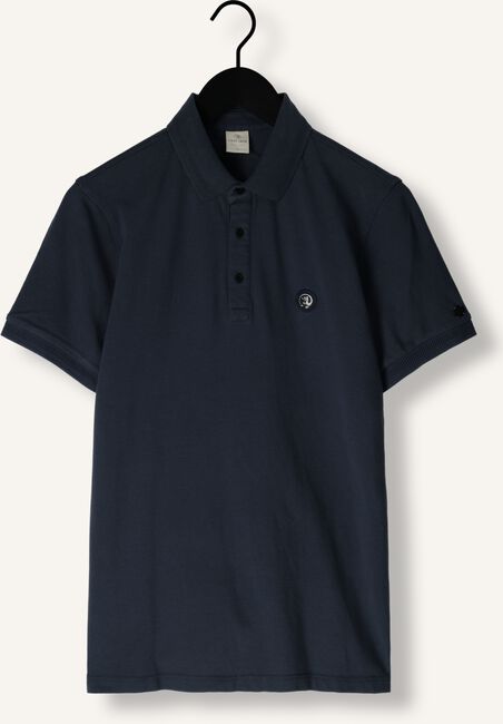 Donkerblauwe CAST IRON Polo SHORT SLEEVE POLO ORGANIX COTTON PIQUE ESSENTIAL Donkerblauwe CAST IRON Polo SHORT SLEEVE POLO ORGANIX COTTON PIQUE ESSENTIAL - large
