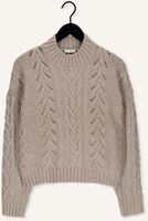 Zand CO'COUTURE Trui JENESSE CABLE CROP KNIT Zand CO'COUTURE Trui JENESSE CABLE CROP KNIT - medium