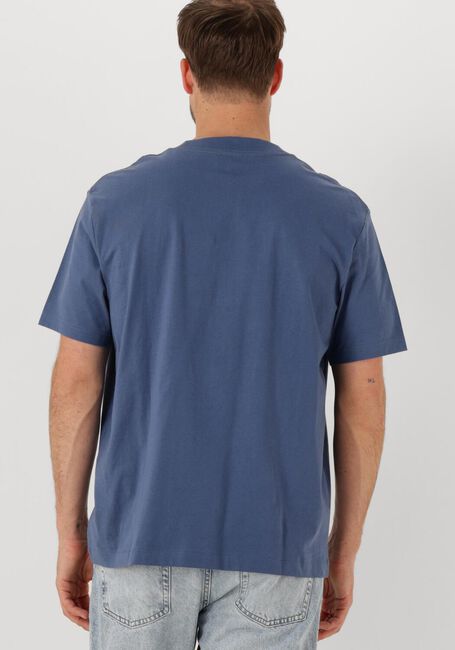 Blauwe CALVIN KLEIN T-shirt CK APPLIQUE TEE - large