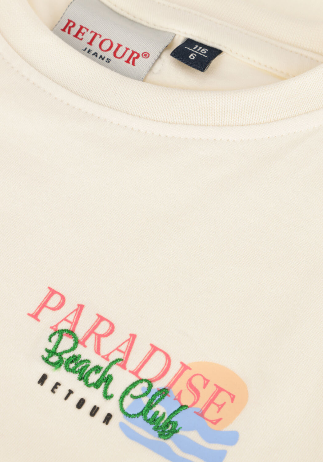 Witte RETOUR T-shirt VIVIAN - large