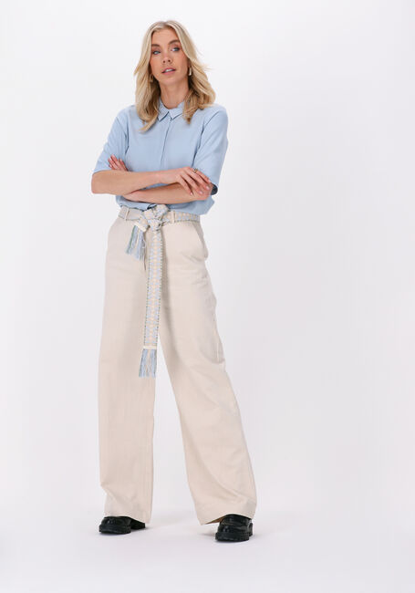 Lichtblauwe ANOTHER LABEL Blouses BACHE SHIRTS - large