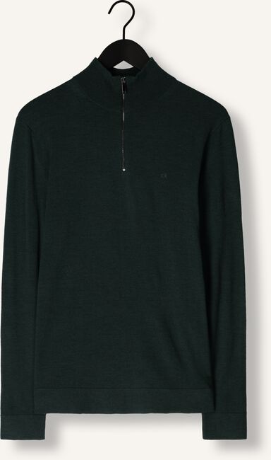 Donkergroene CALVIN KLEIN Trui MERINO QUARTER ZIP Donkergroene CALVIN KLEIN Trui MERINO QUARTER ZIP - large