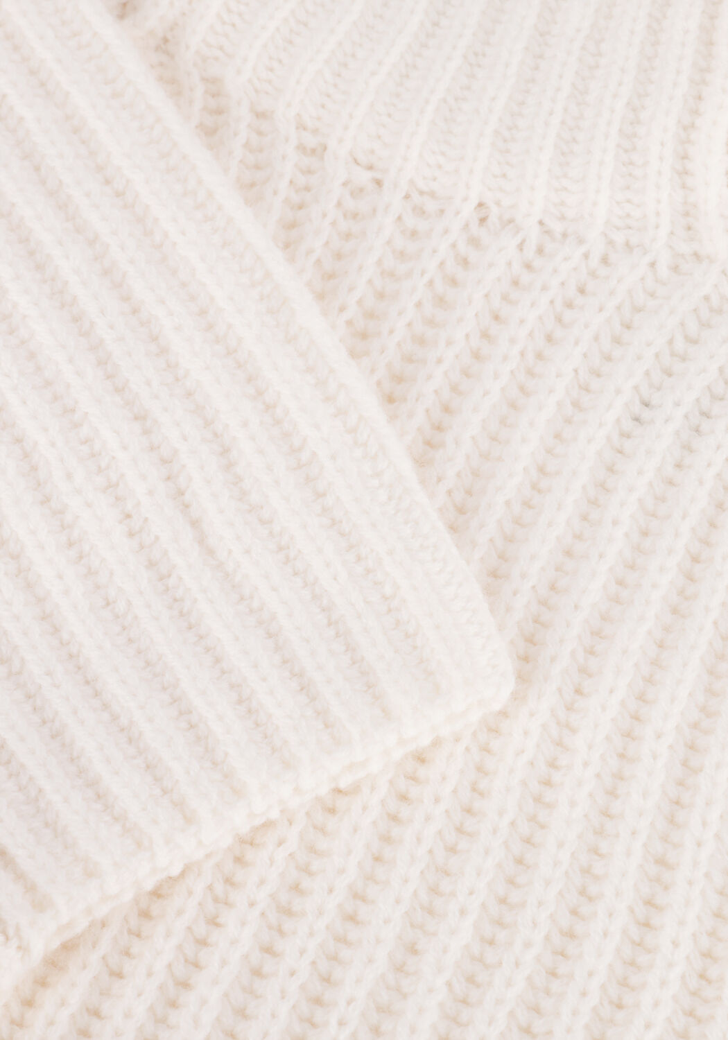 Ecru MOS MOSH Trui THYRA HIGHNECK KNIT - large