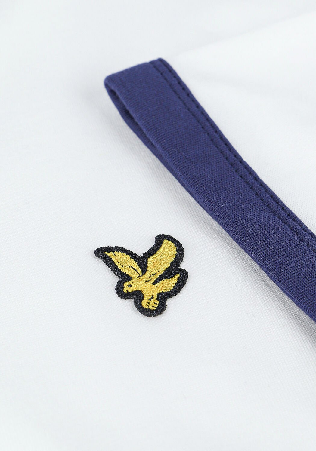 Witte LYLE & SCOTT T-shirt RINGER T-SHIRT - large