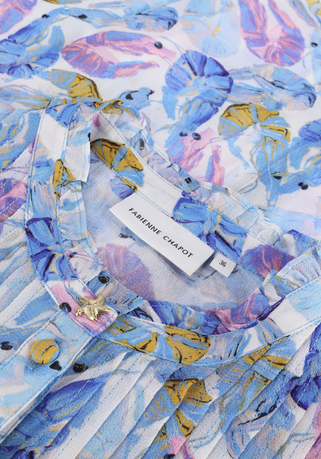 Blauwe FABIENNE CHAPOT Blouses BIBI BLOUSE - large