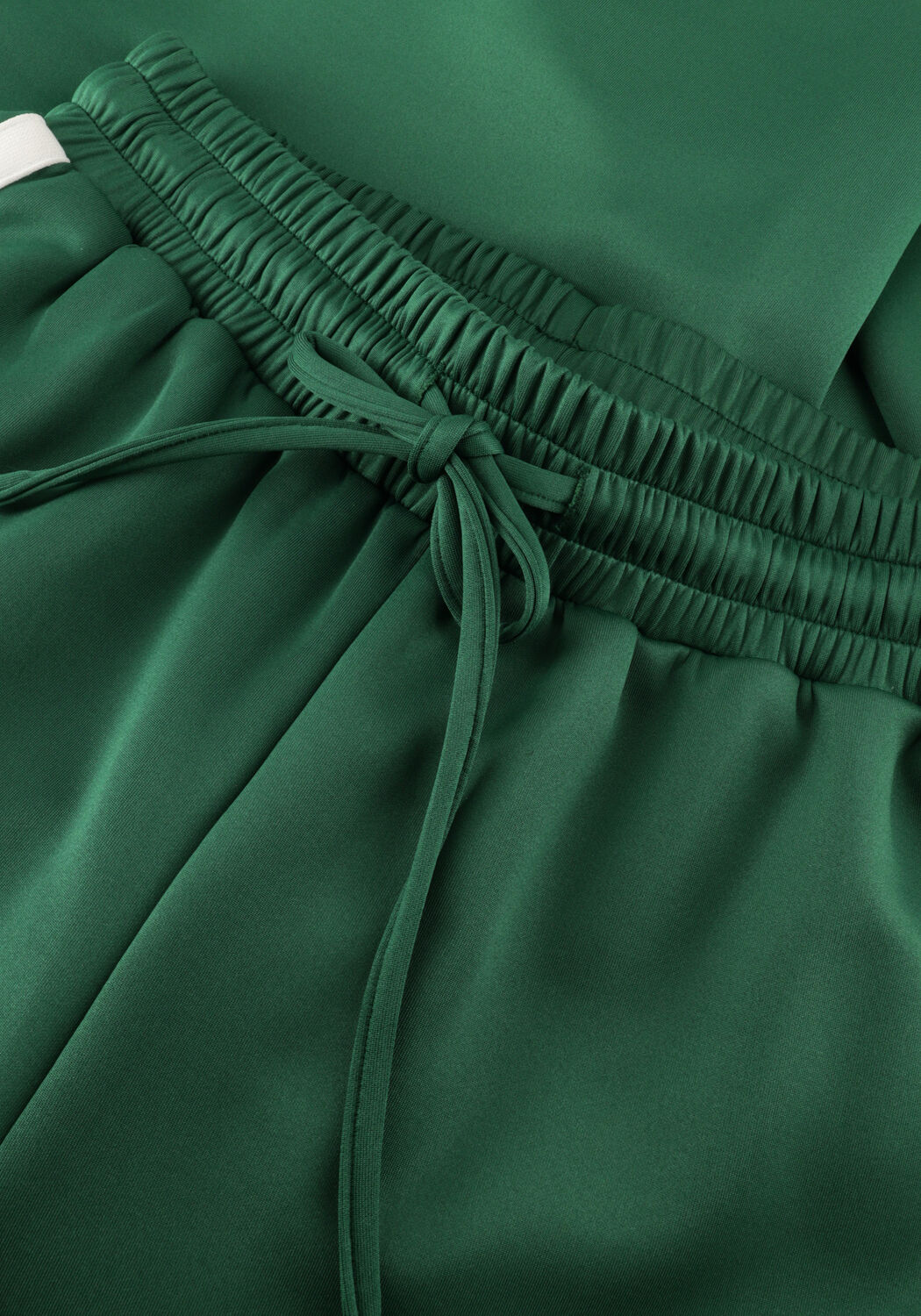 Groene ALIX THE LABEL Wijde broek LADIES KNITTED TAPES TRAINING PANTS - large