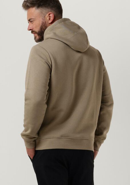 Groene DSTREZZED Sweater HOODY FINE SLUB SWEAT - large