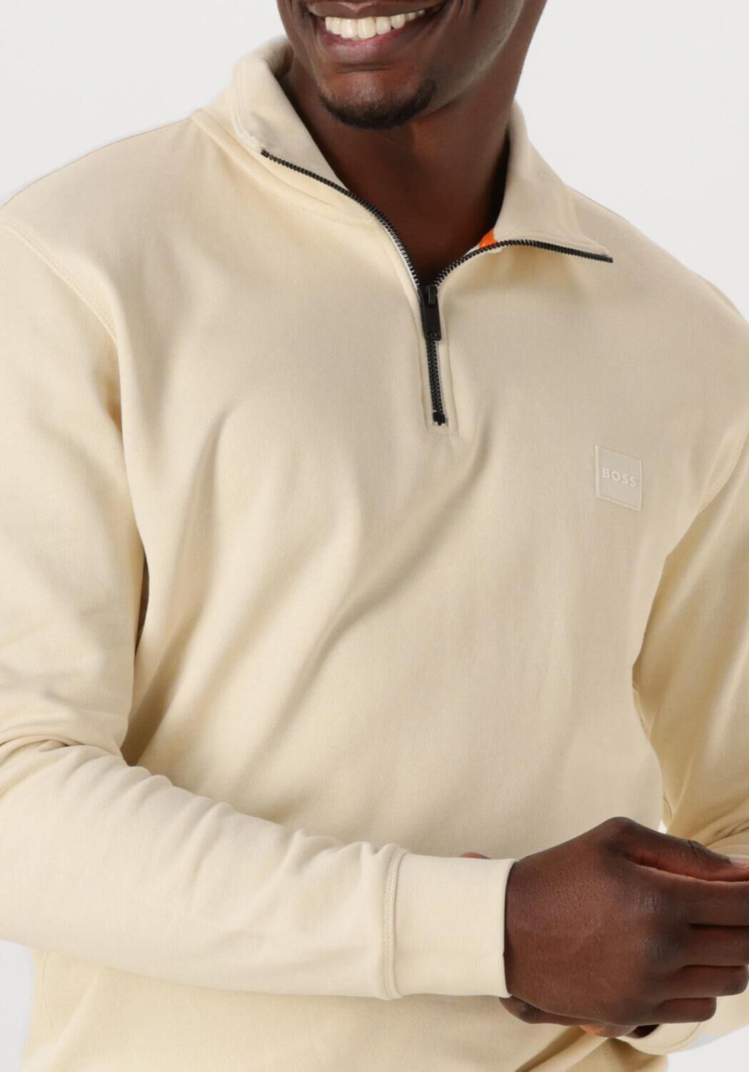 BOSS ORANGE Heren Truien & Vesten Zetrust Beige