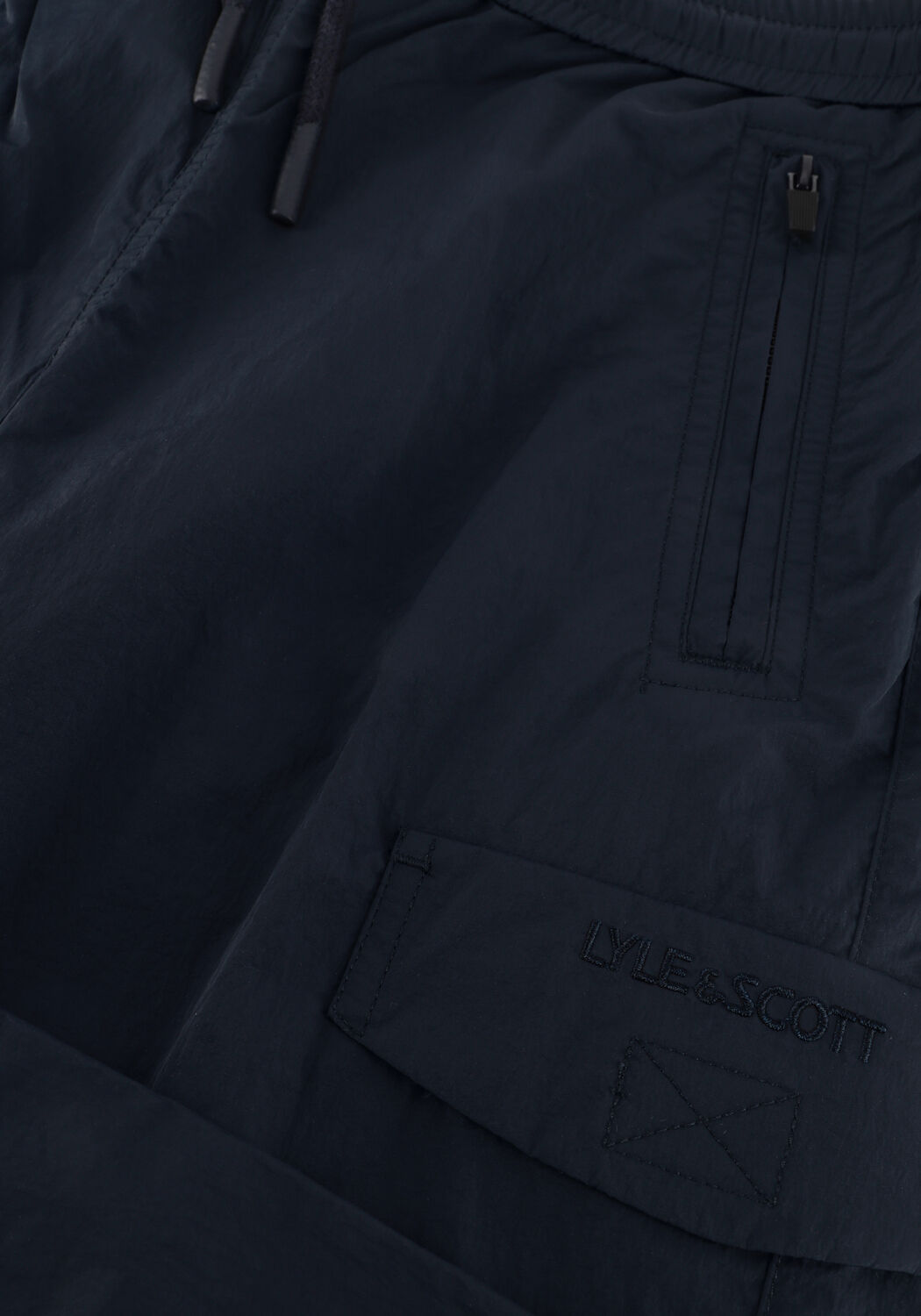 Donkerblauwe LYLE & SCOTT Cargobroeken TRACK PANT BOYS - large
