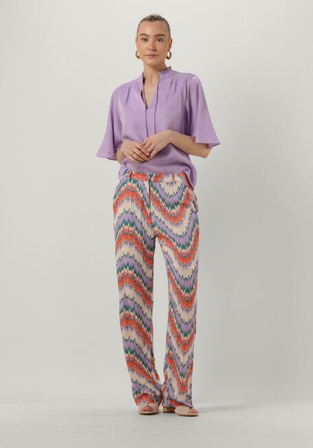 Paarse FREEBIRD Blouses WV-WASH-SATIN-VIS-23-1.1 - large