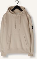 Beige CALVIN KLEIN Sweater BADGE HOODIE Beige CALVIN KLEIN Sweater BADGE HOODIE - medium