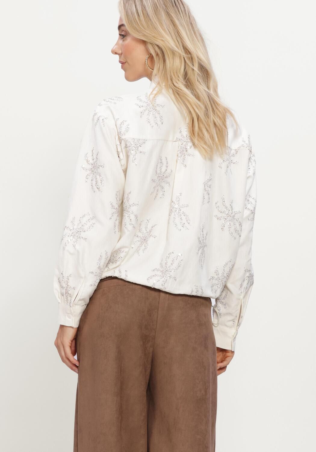 Gebroken wit NUKUS Blouses ASTER BLOUSE PAILLET - large