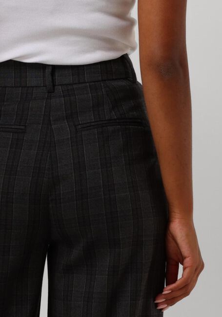 Donkergrijze MSCH COPENHAGEN Pantalon MSCHCALILE HW PANTS - large