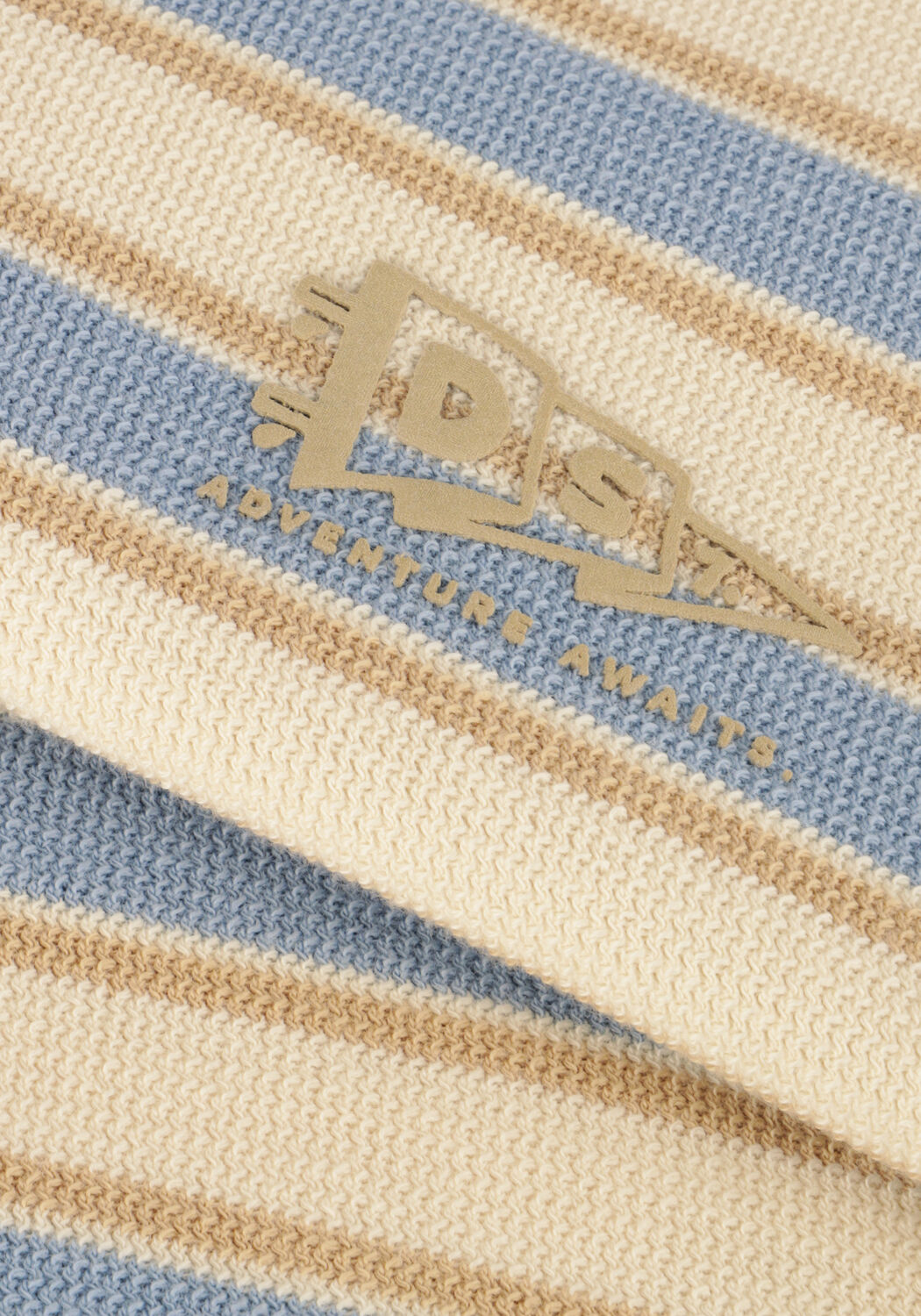 DAILY7 Jongens Polo's & T-shirts T-shirt Stripe Ecru