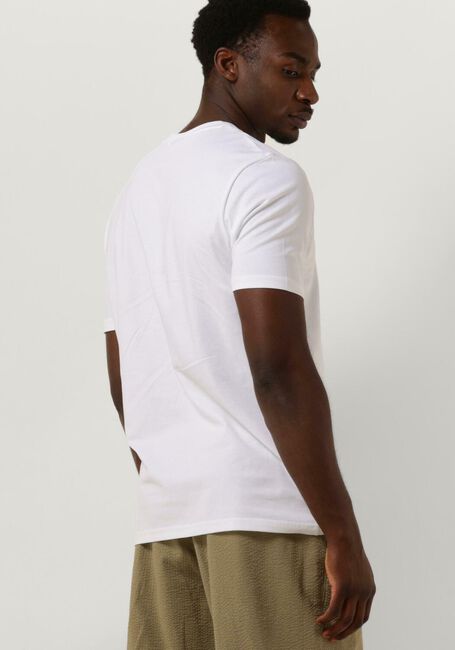 Witte LYLE & SCOTT T-shirt EMBROIDERED T-SHIRT - large