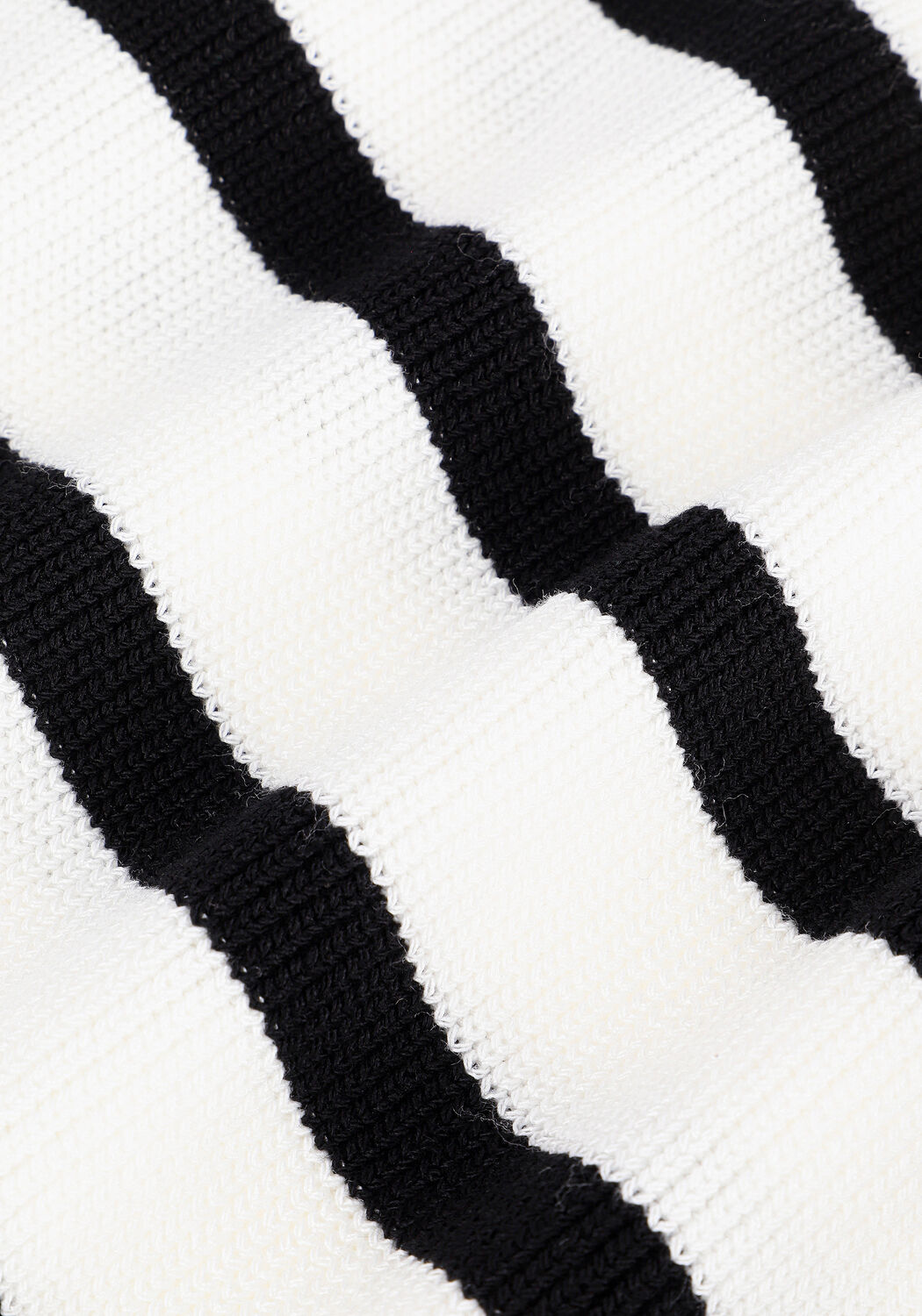 Witte NEO NOIR Trui MINKA STRIPE KNIT BLOUSE - large