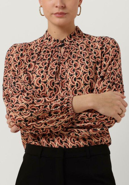 Multi SUMMUM Blouses TOP BALLOON SLEEVES ALL OVER PRINT - large
