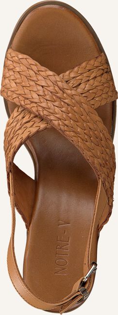 Cognac NOTRE-V Platte sandalen 142062 Cognac NOTRE-V Platte sandalen 142062 - large