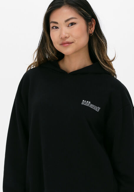Zwarte NA-KD Trui REMINDER HOODIE - large