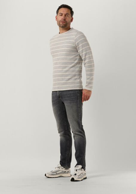 Gebroken wit ANERKJENDT Trui AKSAIL STRIPE SWEAT - large