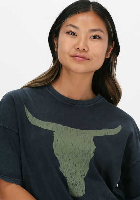 Zwarte ALIX THE LABEL T-shirt BOXY BULL TSHIRT - large