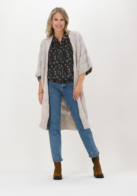 Zwarte SUMMUM Blouses BLOUSE SMALL FLOWER LUREX Zwarte SUMMUM Blouses BLOUSE SMALL FLOWER LUREX - large