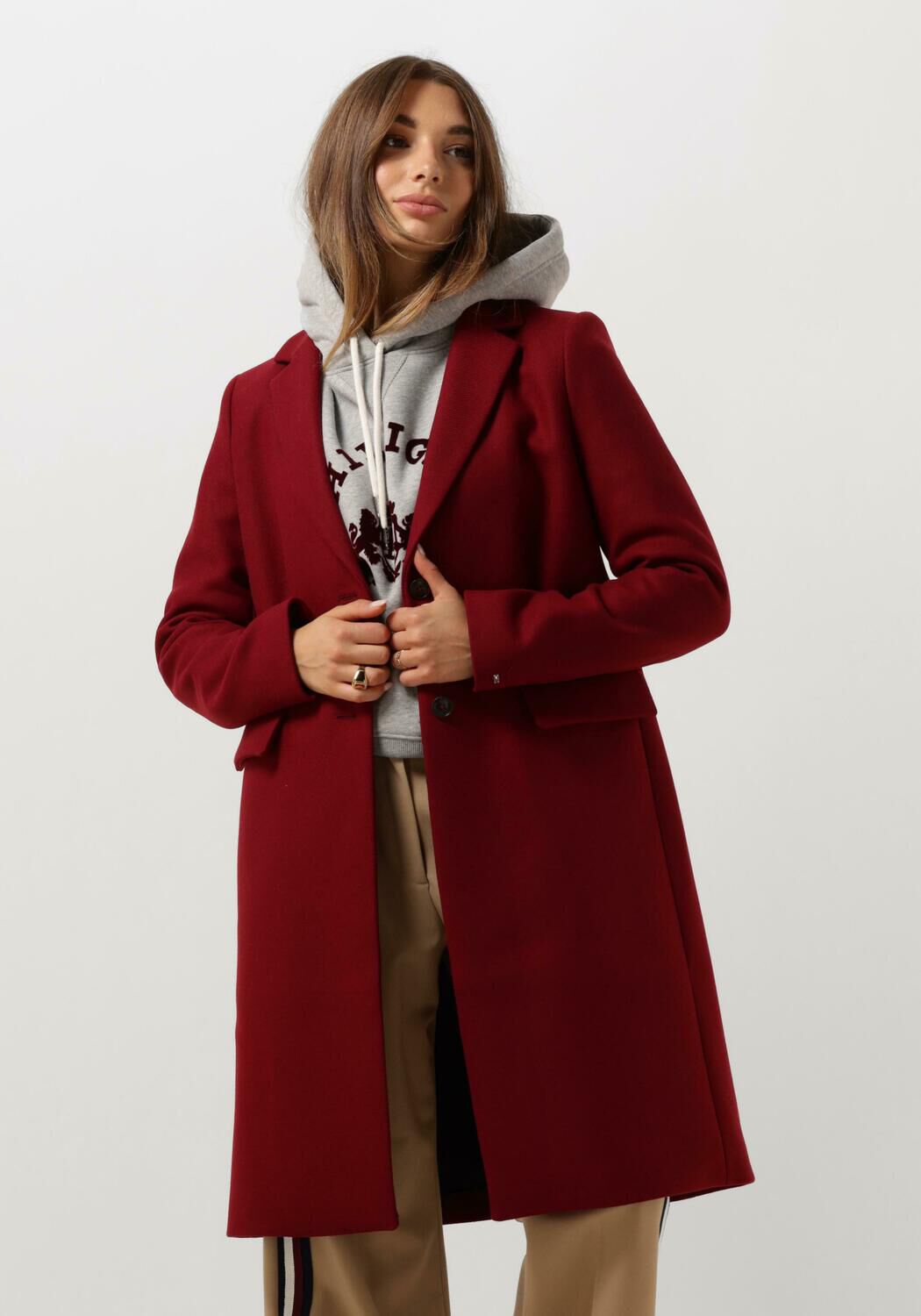 rode tommy hilfiger mantel wool blend classic coat