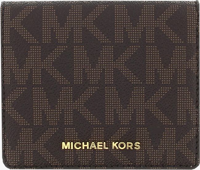 Bruine MICHAEL KORS Portemonnee CARRYALL CARD CASE - large