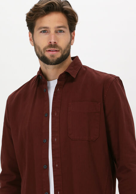 Bordeaux CAST IRON Casual overhemd LONG SLEEVE SHIRT REGULAR FIT  - large