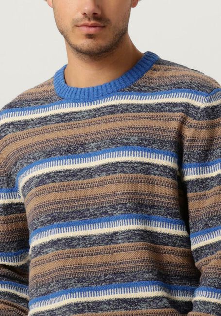 Multi SCOTCH & SODA Trui REGULAR FIT MIXED YARN STRIPE MIX PULLOVER - large