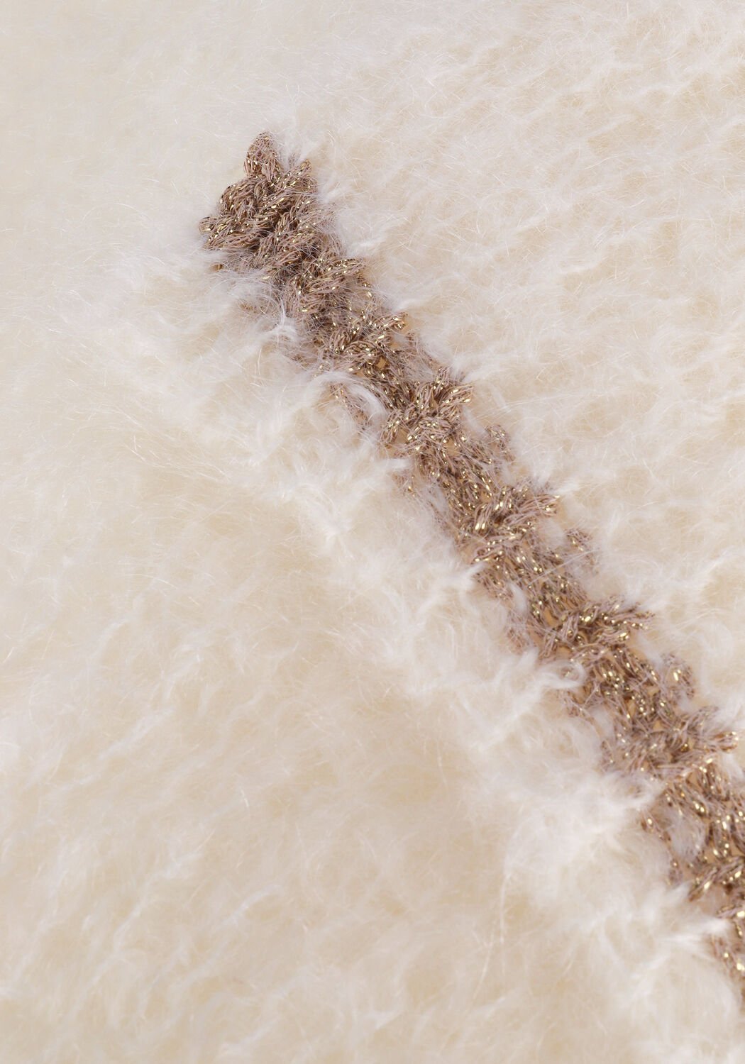 Witte AMERICAN DREAMS Vest OLIVIA MOHAIR CARDIGAN - large