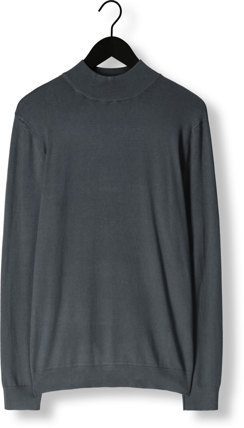 PURE PATH Heren Truien & Vesten Regular Fit Knitwear Mockneck801 Blauw