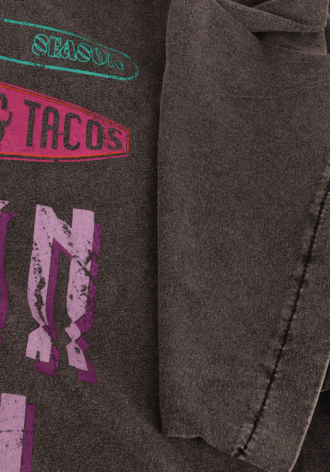 Grijze REFINED DEPARTMENT T-shirt MAGGY - large