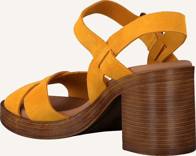 Gele OMODA Platte sandalen 4538 Gele OMODA Platte sandalen 4538 - large