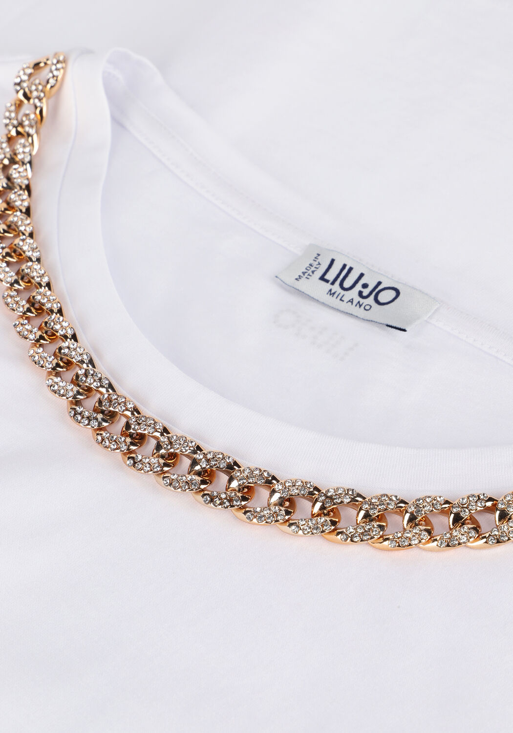 Witte LIU JO T-shirt T-SHIRT MODA M/C - large