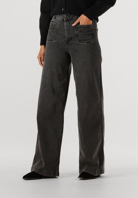 Donkergrijze MOS MOSH Wide jeans MMCOLETTE DELUXE JEANS - large