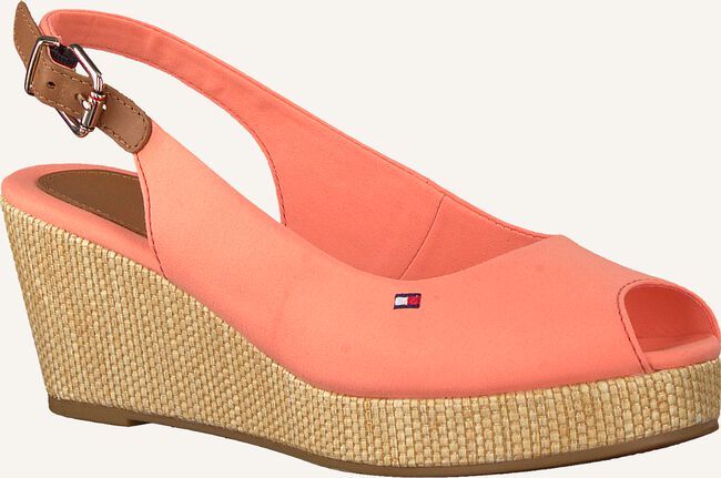 Roze TOMMY HILFIGER Espadrilles ICONIC ELBA SLING BACK WEDGE Roze TOMMY HILFIGER Espadrilles ICONIC ELBA SLING BACK WEDGE - large