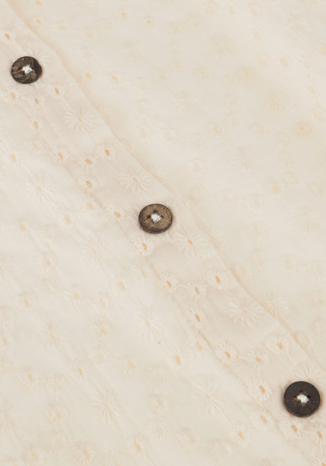 Witte YOUR WISHES Blouses SCHIFFLY PUFF SLEEVE BLOUSE - large