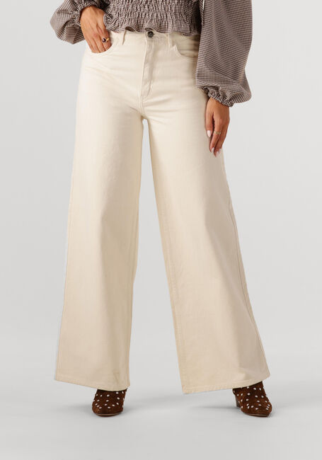 Gebroken wit BY-BAR Wide jeans JADEN OFF WHITE PANT - large