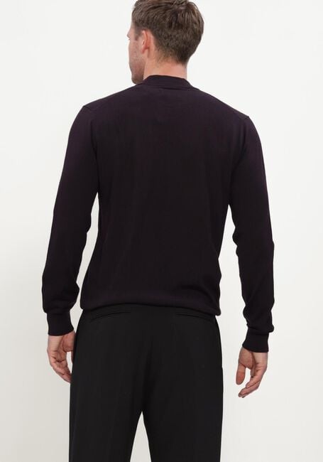 Bordeaux STEFANO LAURAN Trui TURTLE NECK MERINO - large