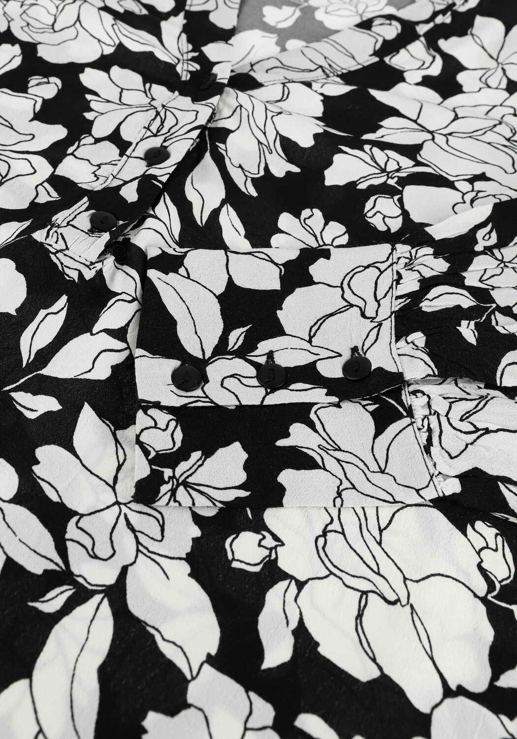 Zwarte MSCH COPENHAGEN Top DEONA MOROCCO LS TOP AOP - large