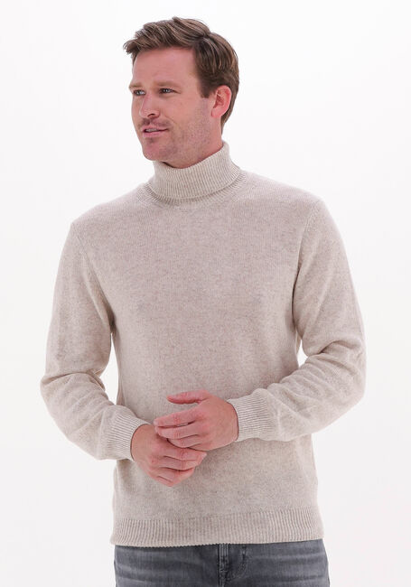 Beige PROFUOMO Coltrui PULLOVER HEAVY ROLL NECK - large