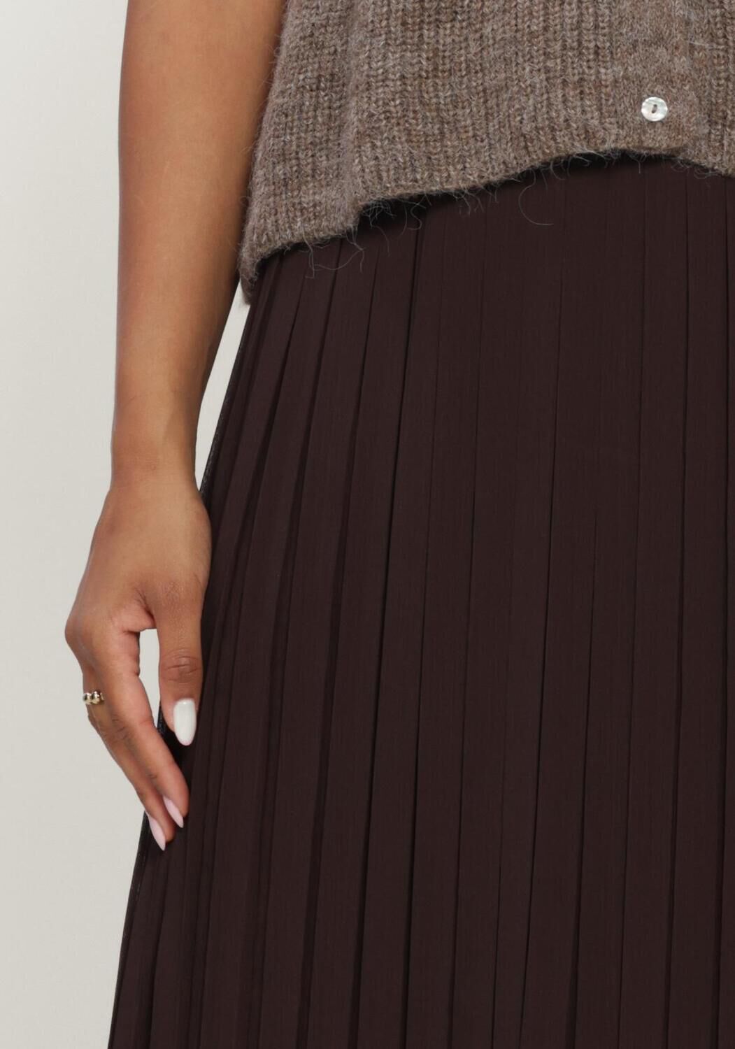 Bruine GRACE & MILA Maxirok SKIRT - large