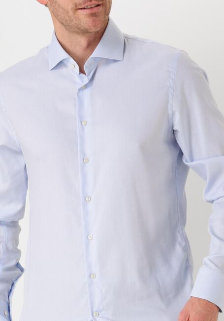 Lichtblauwe PROFUOMO Klassiek overhemd FINE TWILL - SLIM FIT - NON IRON EXTRA LONG SLEEVE - large