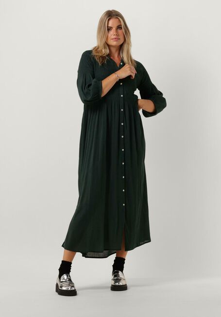 Groene BY-BAR Midi jurk LOULOU DRESS - large
