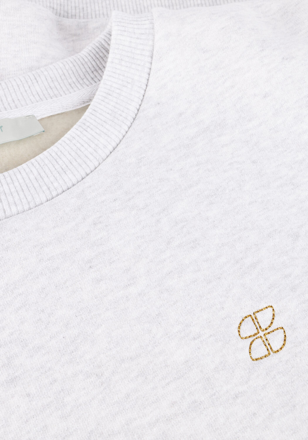 Grijze BY-BAR Sweater BIBI LOGO SWEATER - large