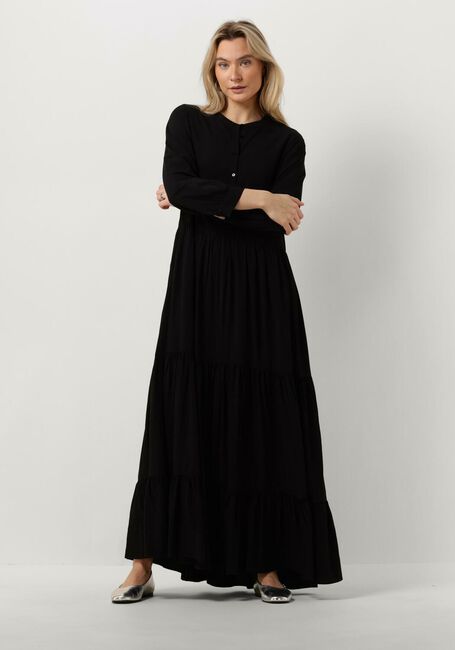 Zwarte LOLLYS LAUNDRY Maxi jurk NEELL MAXI DRESS LS - large